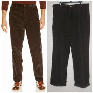 Nautica Green/Brown Rigger Corduroy Pant Size 38 X 32
